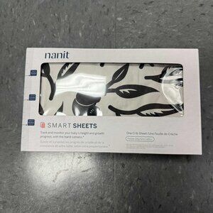 Nanit Smart Sheets - Measure Your Baby's Growth 100% Cotton Fitted Sheet